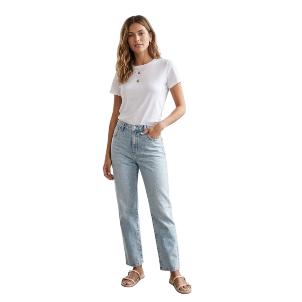 NWT Dup Sample Silver Jeans Slouchy Ankle‎ Straight Size 26